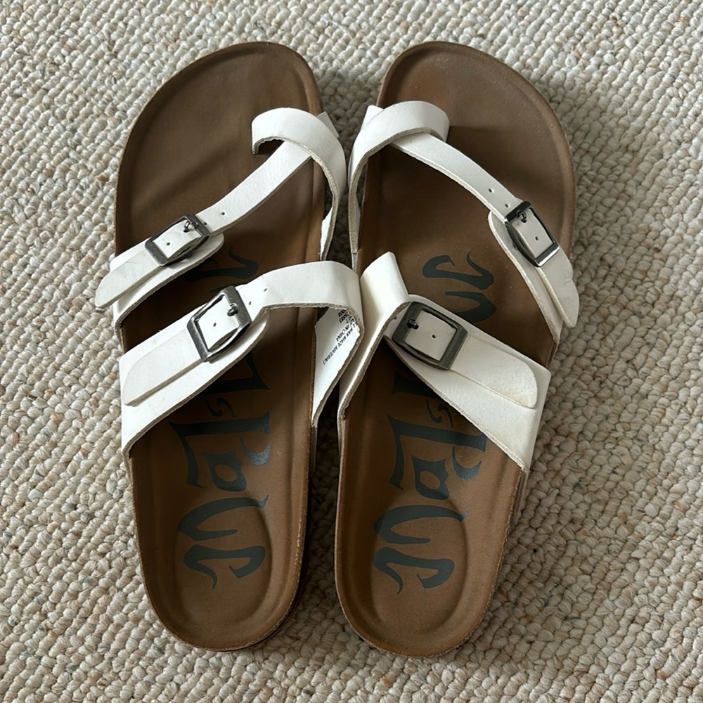 Madlove Target White Sandals in new condition